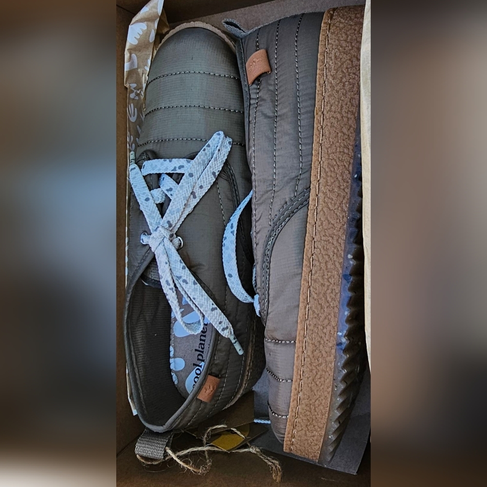 Cool Planet by Steve Madden Shoes Sneakers Chunky Sole & Puffer Recycled Fabric - Picture 10 of 12